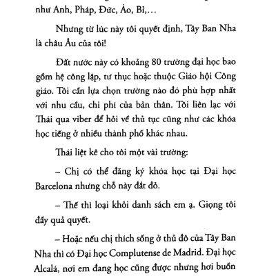 Tây Ban Nha – Hành Trình Không Ngôn Ngữ