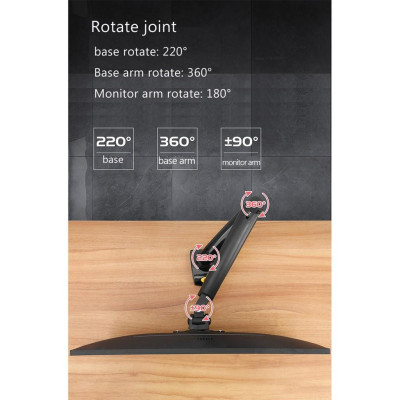 Giá treo màn hình máy tính F80 - Xoay 360 độ 