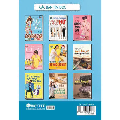 Sách - Cắt May Căn Bản Phương Pháp Đo, Vẽ, Cắt May - Việt Thư