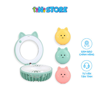 Đồ chơi quạt tròn có gương soi hình động vật (sạc USB) Value Toys - Mẫu ngẫu nhiên