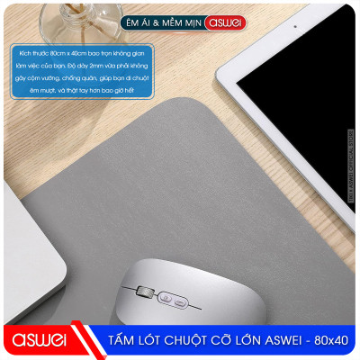 Miếng Lót Chuột ASWEI Cao Cấp - Hàng Chính Hãng