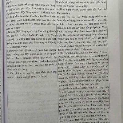 Luật Các Tổ Chức Tín Dụng Năm 2024 - So Sánh và Bình Luận