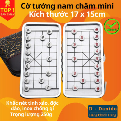 Cờ Tướng Nam Châm Bỏ Túi - Cờ Tướng Bàn Là Hộp Đựng - Hàng chính hãng