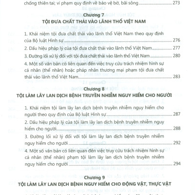 Bình Luận Các Tội Phạm Trong Lĩnh Vực Môi Trường (Sách chuyên khảo)