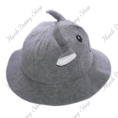 Nón bucket con trâu dành cho bé gái từ 2 - 5 tuổi, kiểu dáng con trâu độc đáo, ngộ nghĩnh - Hạnh Dương