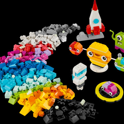 Đồ Chơi Lắp Ráp Bộ Gạch Sáng Tạo Chủ Đề Không Gian - Creative Space Planets - Lego Classic 11037 (450 Mảnh Ghép)
