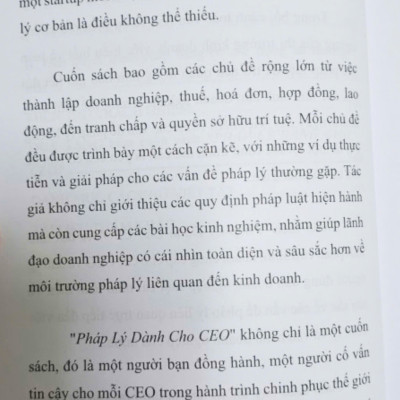 Pháp lý dành cho CEO