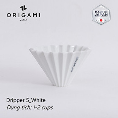 Phễu sứ V60 01 Origami Dripper S Pour over