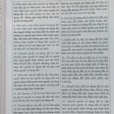 Nội dung kế thừa, bổ sung, đổi mới của Luật Đất đai năm 2024 so với Luật Đất đai năm 2013