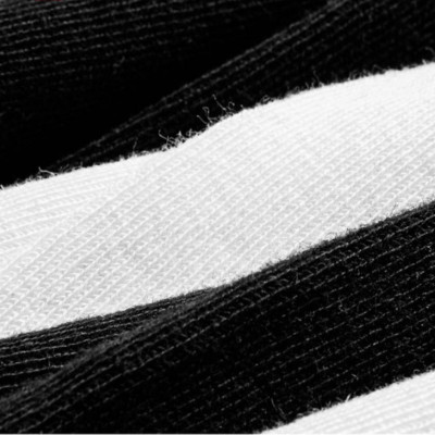 Tất Đùi Dày Dặn Qua Đầu Gối Dễ Thương Coplay Hàn Quốc Sọc Trắng Đen