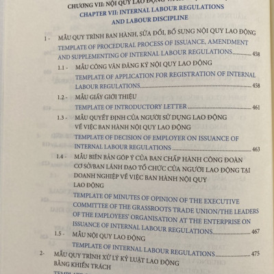 Các Biểu Mẫu Nhân Sự Khó Tìm Liên Quan Đến Pháp Luật Lao Động