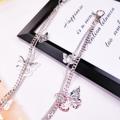 Chuỗi xích móc đai quần mix cánh bướm độc đáo