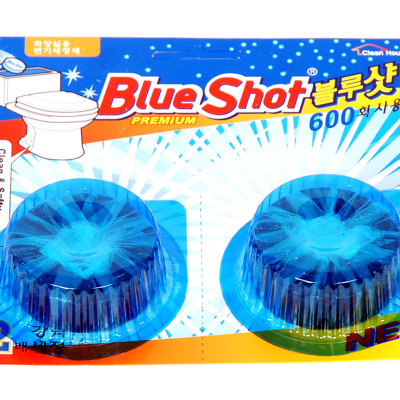 Bộ 10 Vỉ tẩy vệ sinh khử mùi bồn cầu cao cấp Hàn Quốc Blueshot - 1 viên sử dụng được 600 lần xả tương đương thời gian lên tới 1 tháng rưỡi