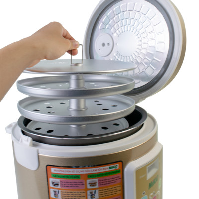 Nồi Làm Tỏi Đen Nikio NK-688 - Máy Ủ Tỏi Gia Đình, Dung Tích 5L, Khay Chứa 3 Tầng, Công Nghệ Lên Men Nhật Bản, Tỉ Lệ Thành Công 99% - Máu Gold