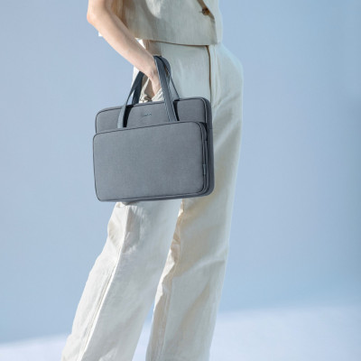 Túi Xách TOMTOC HER H21 Briefcase Premium Dành Cho Macbook 14 inch - Hàng Chính Hãng