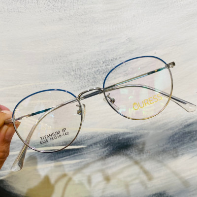 Gọng kính cận titan 8505 thời trang mắt kính OURESS nam nữ siêu nhẹ siêu bền