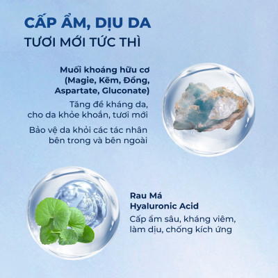 Xịt Khoáng Cấp Ẩm Kiềm Dầu Hạn Chế Mụn Sắc Ngọc Khang 145ml