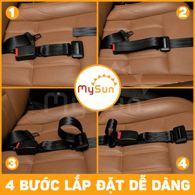Dây đai an toàn ô tô cho bà bầu mẹ bầu thắt MySun