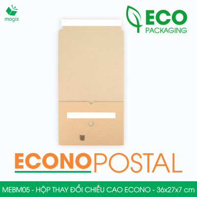 MEBM05 - 36x27x7 cm - 60 hộp carton thay đổi chiều cao siêu tiết kiệm - Hộp đóng sách, hộp gói hàng