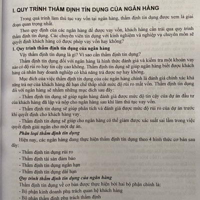 Thẩm Định Tín Dụng Quy Định Về Quản Lý Rủi Ro - Luật Các Tổ Chức Tín Dụng 