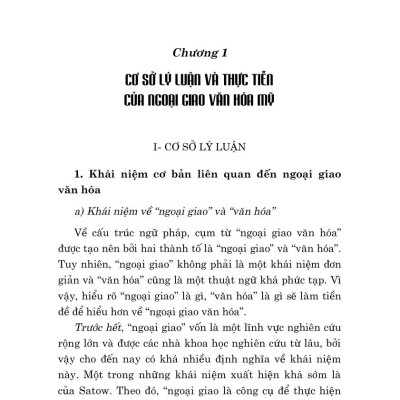 Ngoại giao văn hóa Mỹ trong hai thập niên đầu thế kỷ XXI - bản in 2024