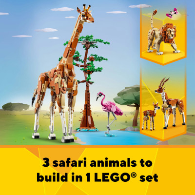 LEGO CREATOR 31150 Đồ chơi lắp ráp Thế giới động vật hoang dã Safari (780 chi tiết)