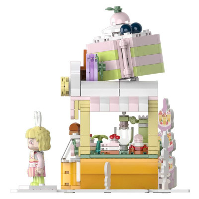 Đồ Chơi Lắp Ráp Mô Hình Cửa Hàng Bánh Sunny Puffy Softness Patisserie- Jaki JK2122 (283 Mảnh Ghép)