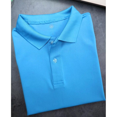 Áo Thun Andromeda Màu Xanh Ya Xanh Da Trời Có Cổ Cá Sấu 4 Chiều Nam Nữ