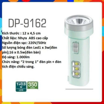 Đèn pin mini 9162 có thể sạc lại ,dùng trong gia đình , đèn LED ánh sáng mạnh dùng khi cắm trại ngoài trời đèn pin nhỏ cầm tay đa năng 