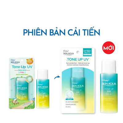 Sữa Chống Nắng Sunplay Skin Aqua Tone Up UV Milk Mint SPF50+ PA++++ Hiệu Chỉnh Sắc Da 50g