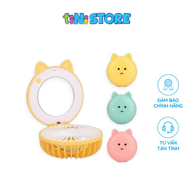 Đồ chơi quạt tròn có gương soi hình động vật (sạc USB) Value Toys - Mẫu ngẫu nhiên