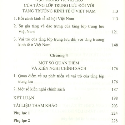 Đặc Trưng Và Vai Trò Của Tầng Lớp Trung Lưu Ở Việt Nam (Sách chuyên khảo)