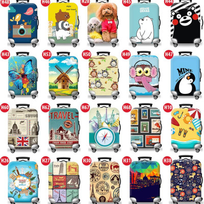 Túi bọc bảo vệ vali -Áo vỏ bọc vali - 3 Con Gấu Xanh Đen