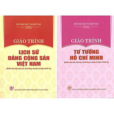 Combo Giáo Trình Lịch Sử Đảng Cộng Sản Việt Nam + Giáo Trình Tư Tưởng Hồ Chí Minh (Dành Cho Bậc Đại Học Hệ Không Chuyên Lý Luận Chính Trị) - Bộ mới năm 2021