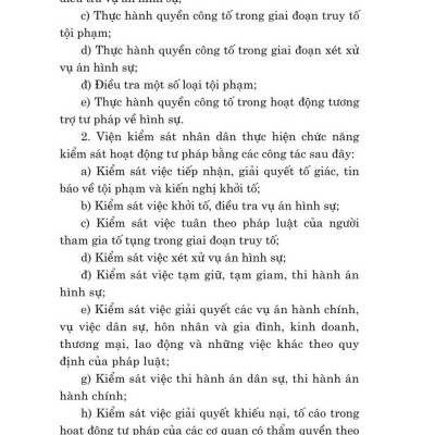 Luật tổ chức Viện kiểm sát nhân dân năm 2014 - bản in 2024