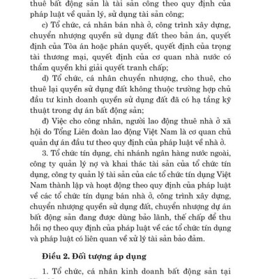 Luật kinh doanh bất động sản năm 2023 (sửa đổi, bổ sung năm 2024) bản in 2024