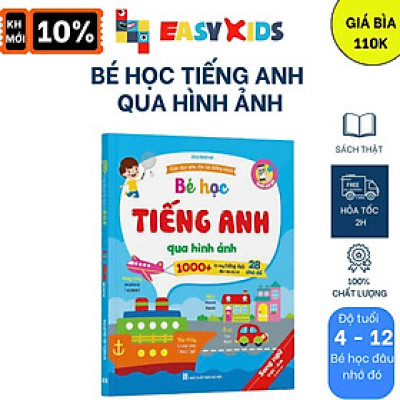 Sách - Bé Học Tiếng Anh Qua Hình Ảnh (1.000+ Từ Vựng Tiếng Anh Đầu Tiên Cho Bé - 28 Chủ Đề - File Nghe QR)