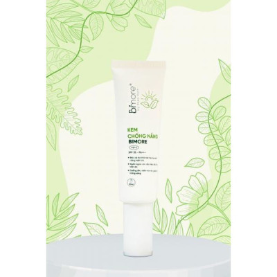 Kem chống nắng Bimore SPF PA+++35 dưỡng da và ngăn tia UVA_UVB_50ml