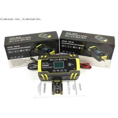 Sạc Bình Ắc Quy 12V-24V/ 4A-150AH có Khử Sunfat, Bảo Dưỡng, và Phục Hồi - Sạc Thông Minh Tự Ngắt khi Đầy, Lựa Chọn Hoàn Hảo, ĐÈN TRANG TRÍ