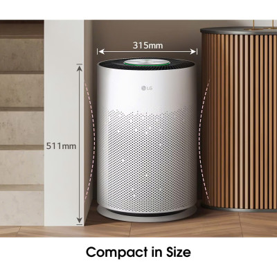 [COMBO VĂN PHÒNG] Máy lọc không khí LG PuriCare360 - AS10GDWH0-2 tầng và AS60GHWG0 1 tầng - Hàng chính hãng LG