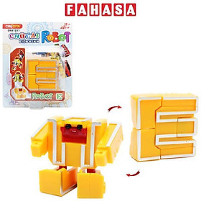 Đồ Chơi Lắp Ráp Biến Hình Robot Chữ Cái E - Cresta DK81231