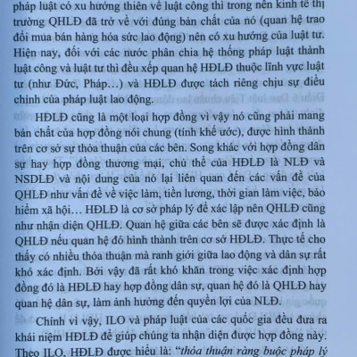 Hợp đồng trong lĩnh vực lao động