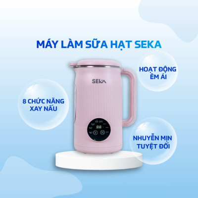 Máy làm sữa hạt mini SEKA SK320 PRO - 1.2 lít - 800W - 5 chức năng - Hàng chính hãng