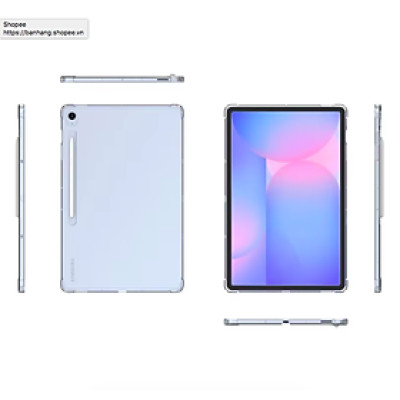 Ốp Dẻo Chống Sốc Cho Samsung Tab S10 Lite , S10 FE, S10 FE Plus, S10 Plus , S11 - Trong Suốt Chống Sốc 4 góc - Hàng nhập khẩu