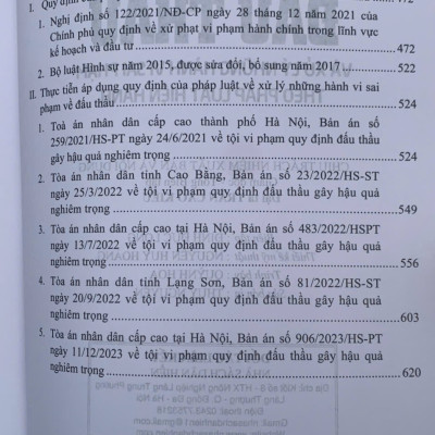 Quy định về đấu thầu và xử lý những hành vi sai phạm theo pháp luật hiện hành