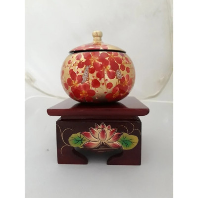 Đế Kê Tượng , Kê chậu hoa  Hình Vuông Hoa Sen