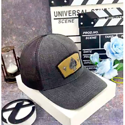 Nón kết, mũ lưỡi trai Lá bài vải kaki phối lưới form chuẩn thời trang cao cấp