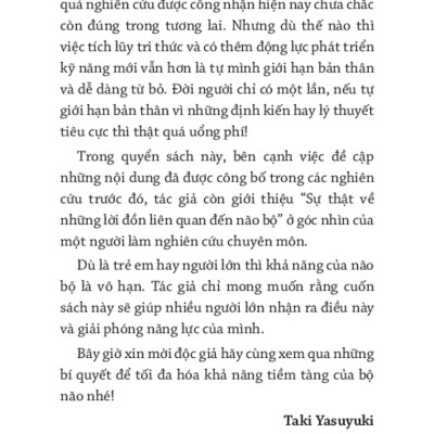 Kích Hoạt Trí Não - Mở Rộng Bộ Nhớ _TRE