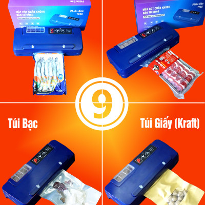 Máy Hút Chân Không Thực Phẩm TT68 Không Kén Túi, Ép Chân Không Khô và Ướt, Hàng Chính Hãng