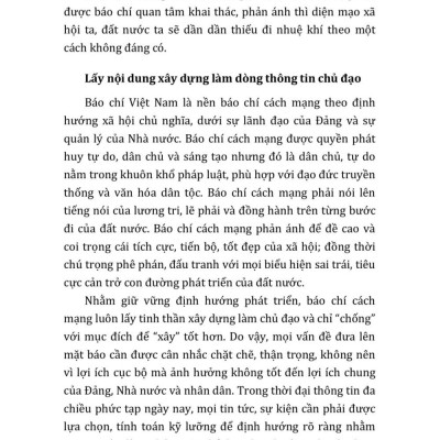 Báo chí nuôi dưỡng lòng tin ( bản in 2025)